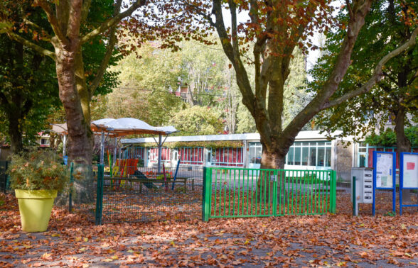 Entrée de l'école maternelle Benjamin Franklin